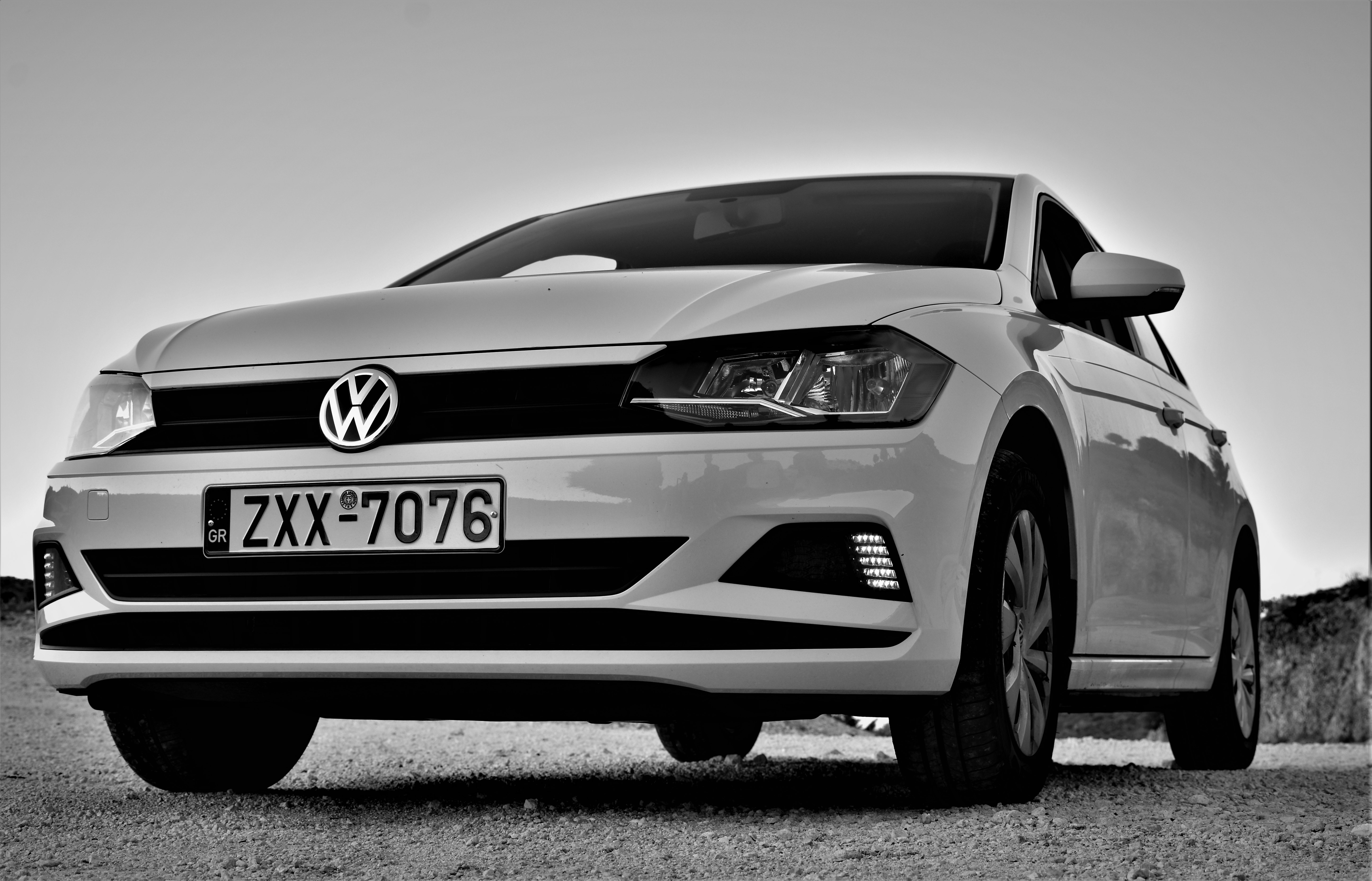 volkswagen polo, rental car in kefalonia